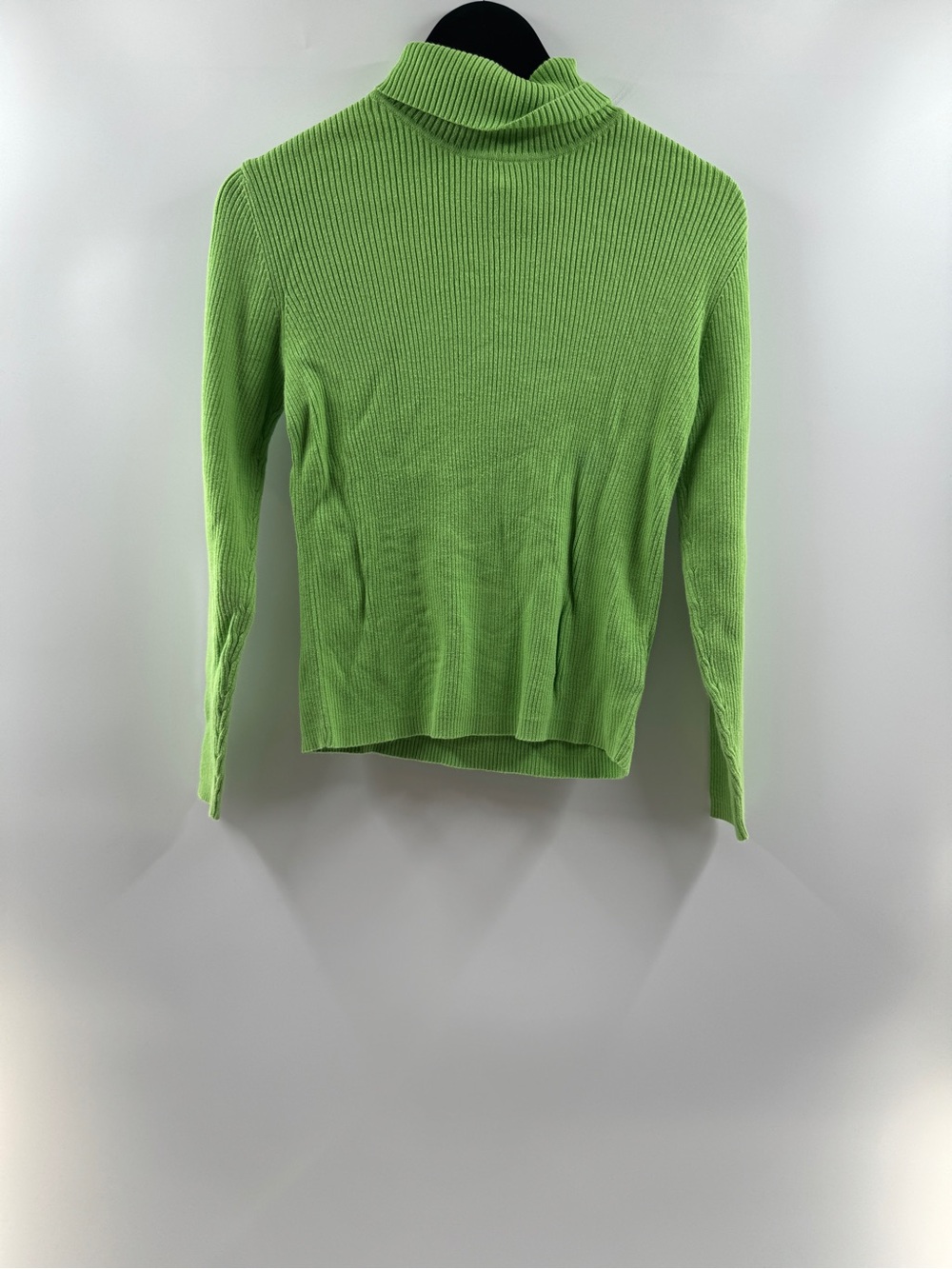 Faded Glory Green Ribbed Turtleneck Sweater – Women’s Medium